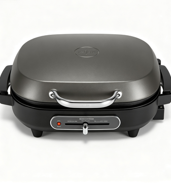 Kangarovo - 12 Inch Nonstick Electric Griddle, Ceramic Coating, PFOA Free, Graphite